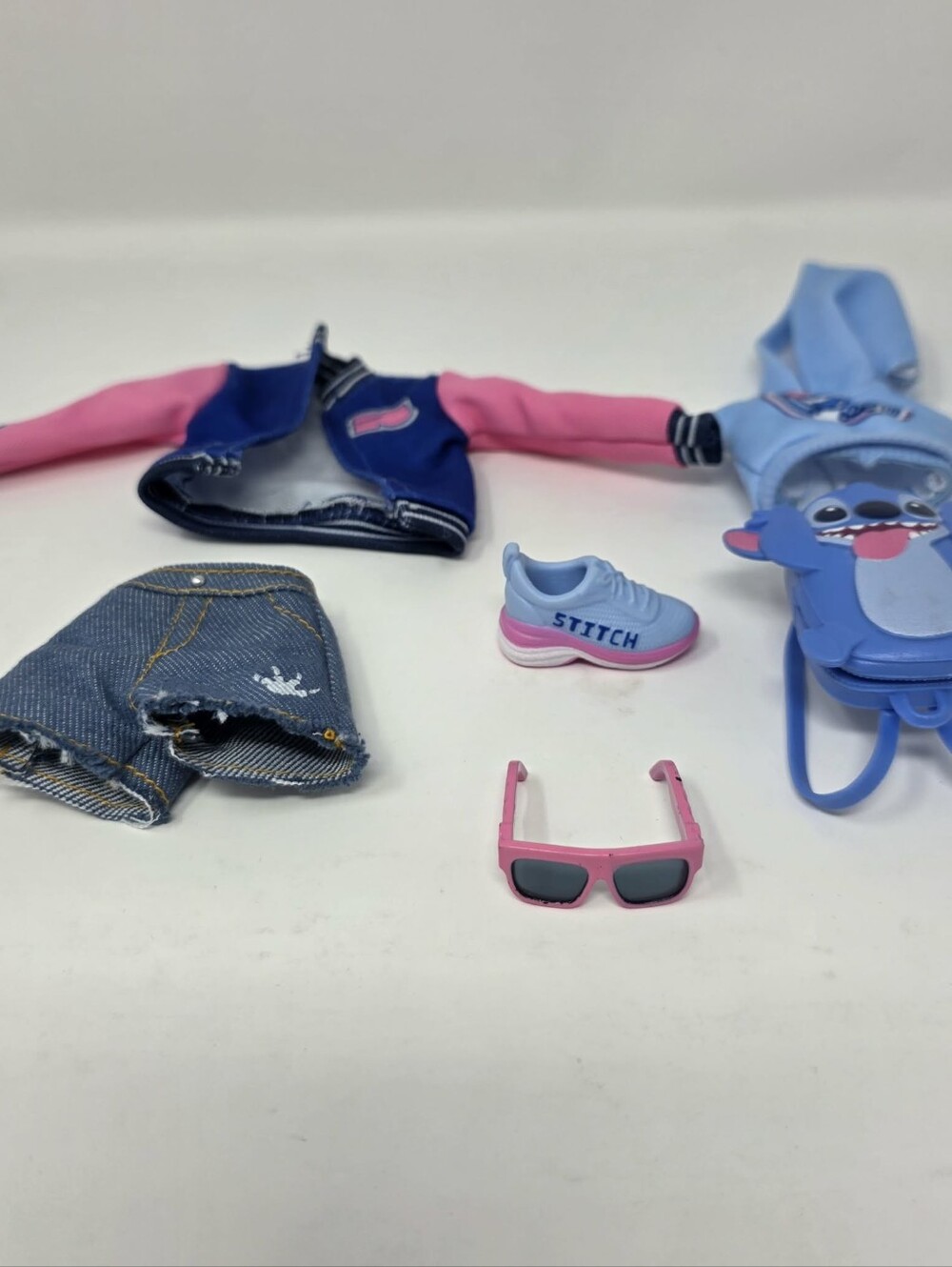 Disney ILY 4Ever I Love Stitch 11" Doll Outfit Shorts Sunglasses Backpack Shoe